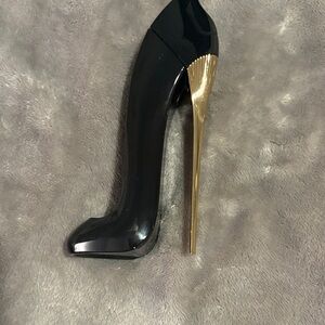 Carolina Herrera Black and Gold Heels